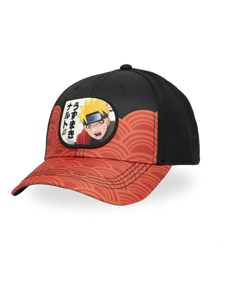 Casquette baseball Naruto Shippuden Naruto Freegun Noir Rouge - Kiabi