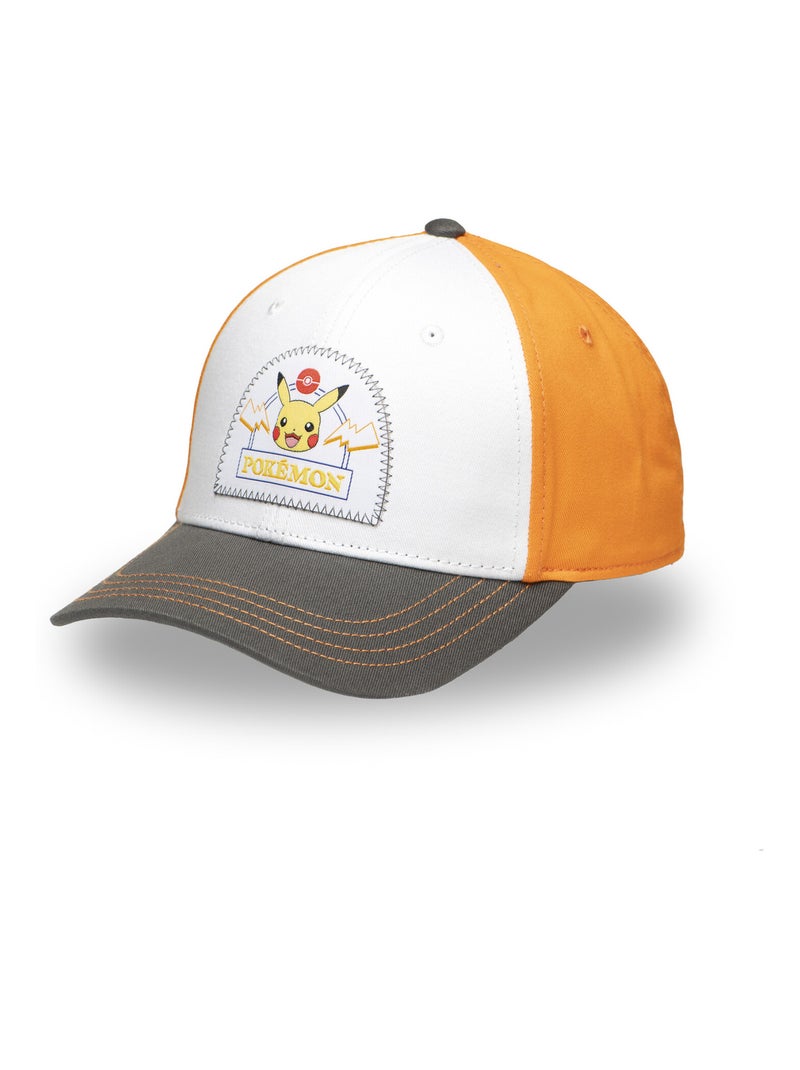 Casquette baseball Pokemon Pikachu Freegun Orange - Kiabi