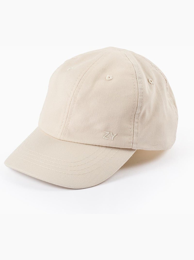 Casquette Basique en Coton Beige clair - Kiabi