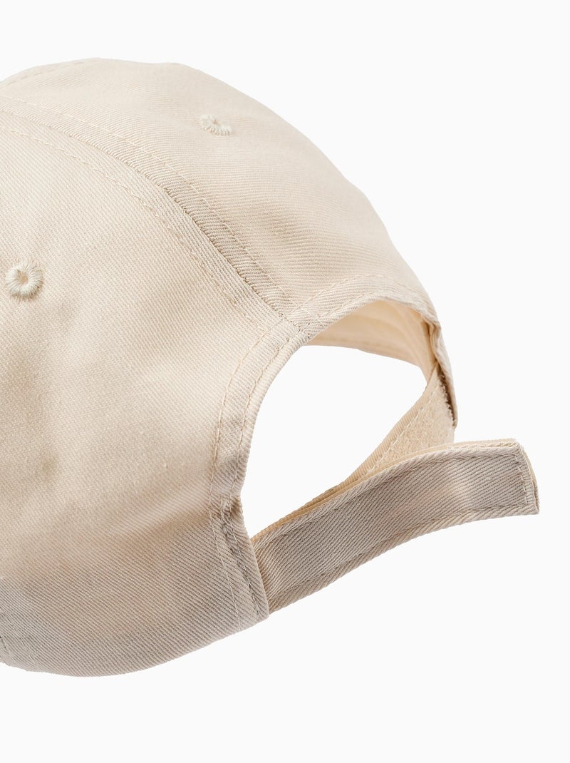 Casquette Basique en Coton Beige clair - Kiabi
