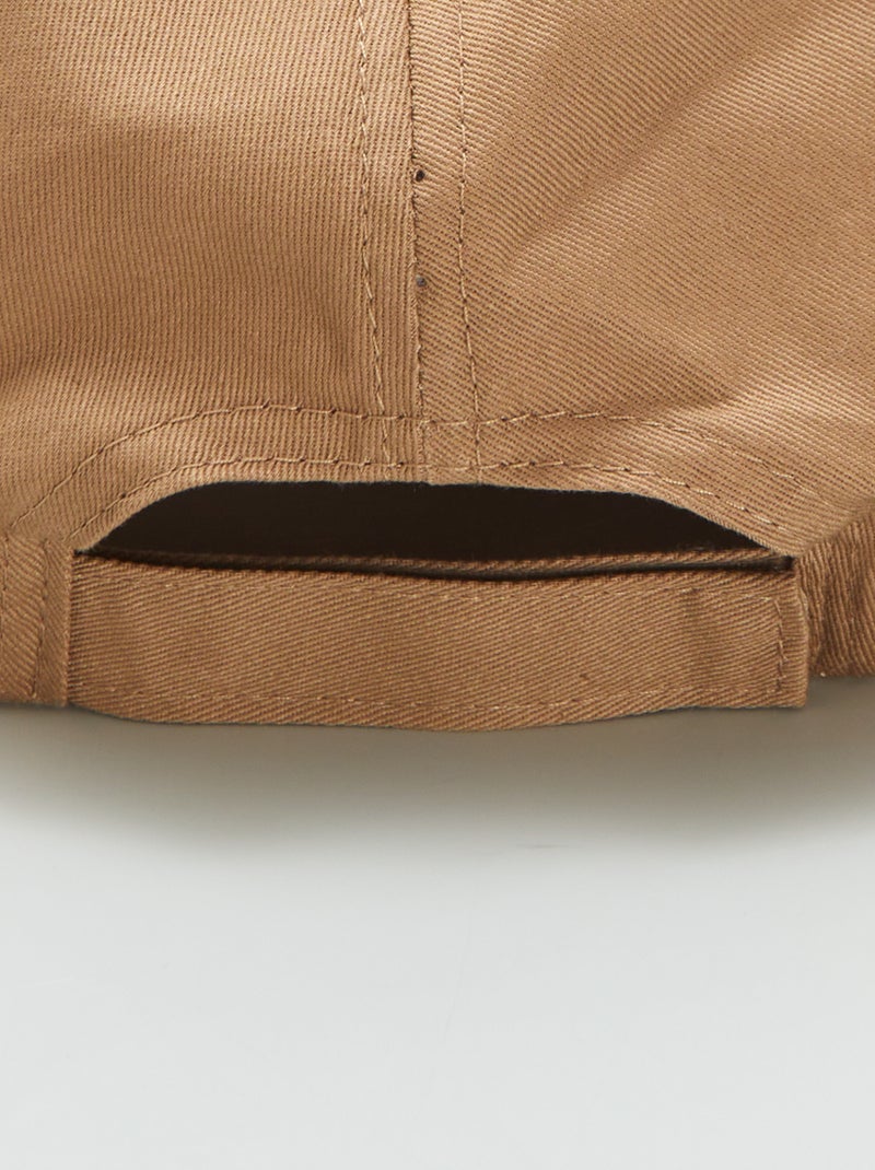 Casquette basique style baseball Marron - Kiabi