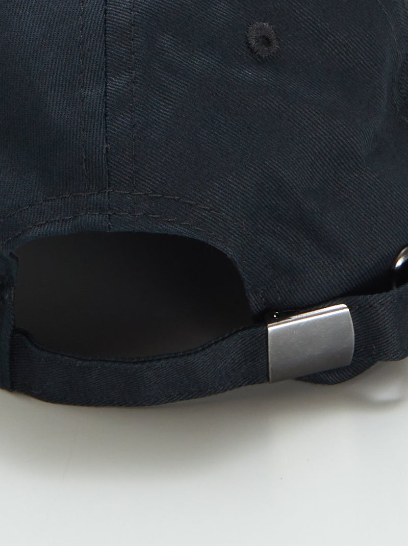 Casquette basique style baseball Noir - Kiabi