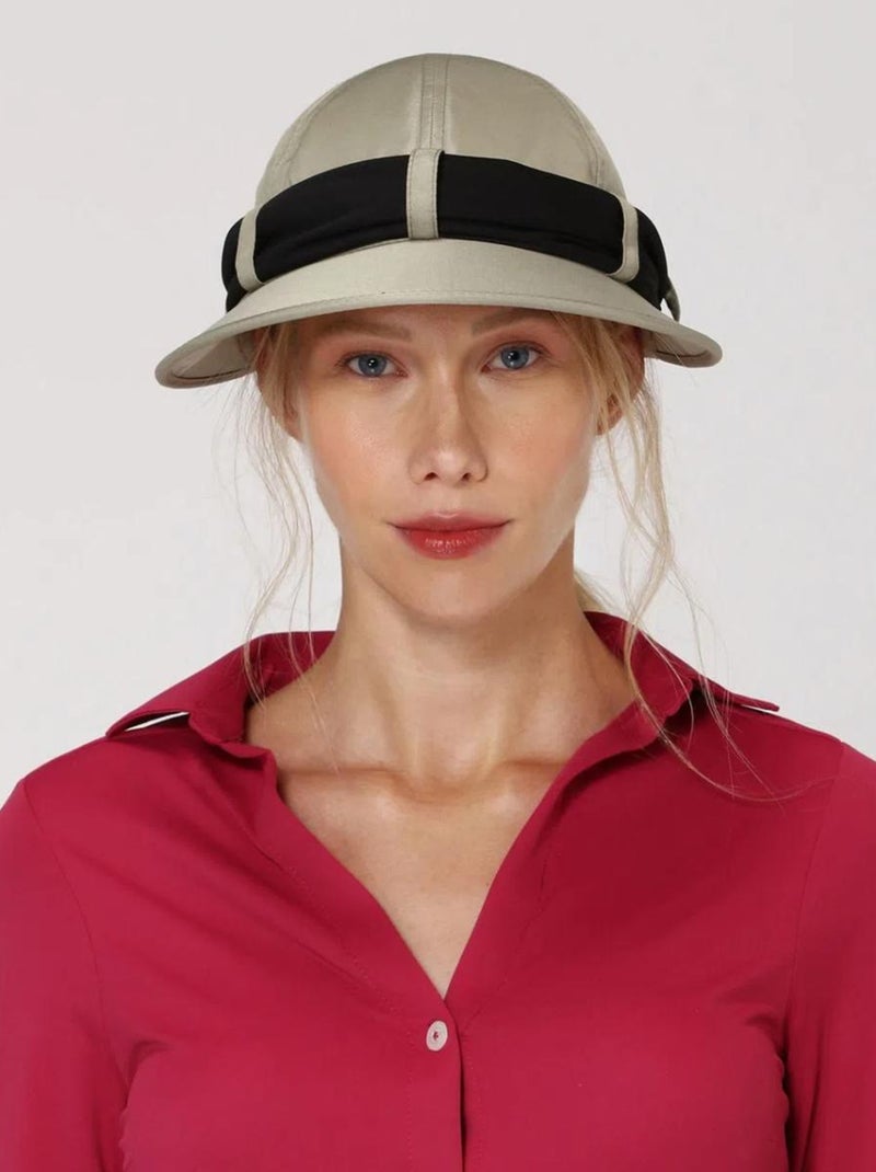 Casquette Bem estar UV Line Beige - Kiabi