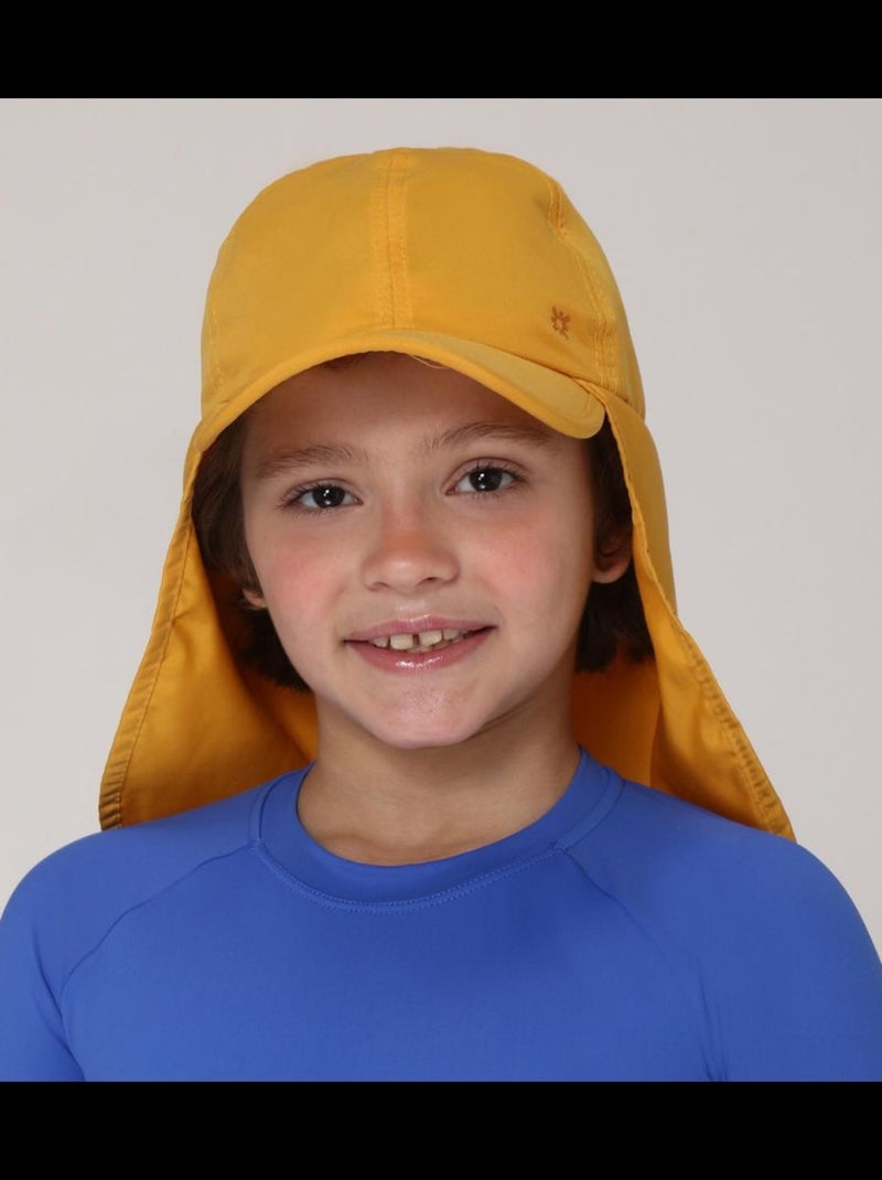 Casquette Bem estar UV Line Jaune - Kiabi