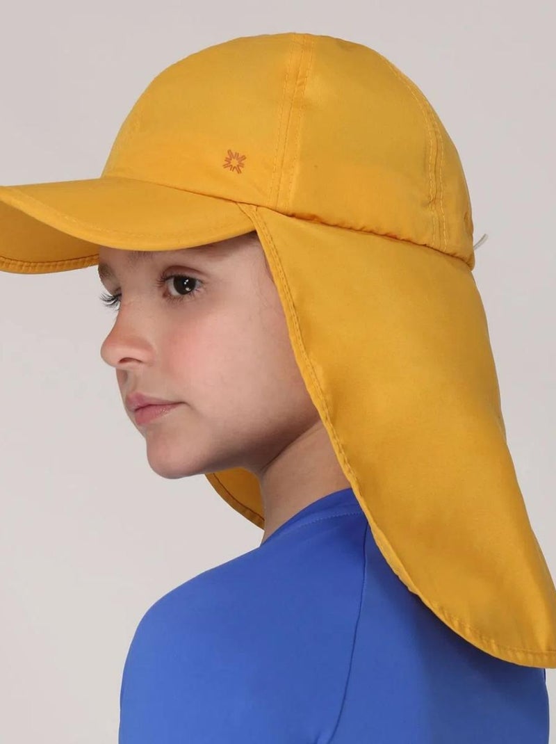 Casquette Bem estar UV Line Jaune - Kiabi