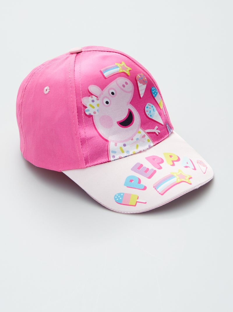 Casquette bi-matières 'Peppa Pig' Rose - Kiabi
