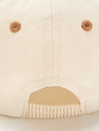 Casquette brodée en tissu