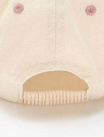 Casquette brodée en tissu