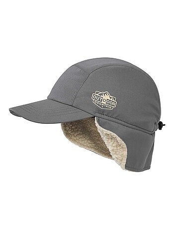 Casquette Cache-oreilles Doublée Sherpa - ATLAS FOR MEN