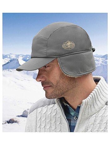Casquette Cache-oreilles Doublée Sherpa - ATLAS FOR MEN