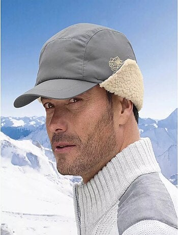 Casquette Cache-oreilles Doublée Sherpa - ATLAS FOR MEN