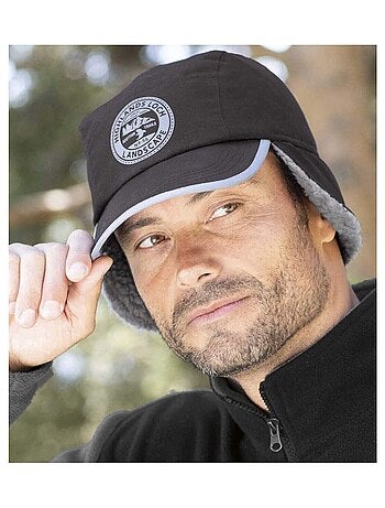 Casquette Cache-oreilles Doublée Sherpa - ATLAS FOR MEN
