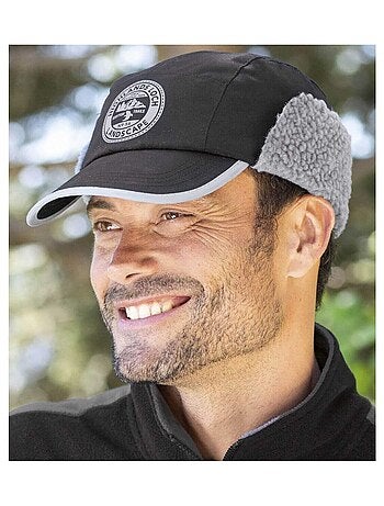 Casquette Cache-oreilles Doublée Sherpa - ATLAS FOR MEN
