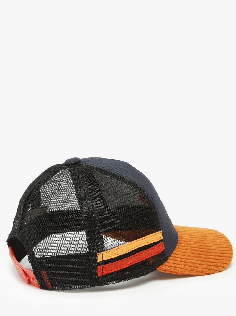 Casquette Cameleon Polyester Recycle Bleu Marron Bleu - Kiabi