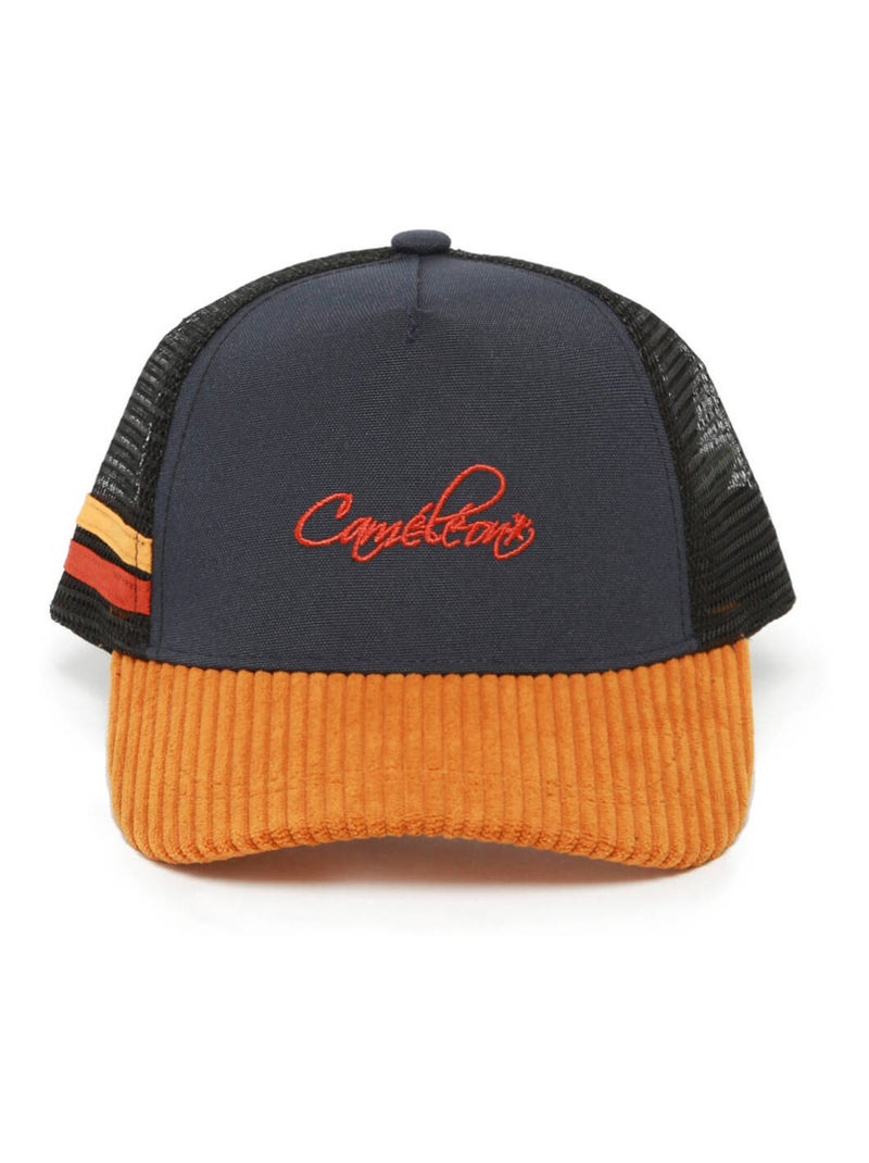 Casquette Cameleon Polyester Recycle Bleu Marron Bleu - Kiabi