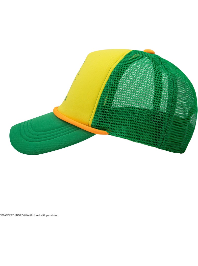 Casquette Camp Know Where - Stranger Things Jaune - Kiabi