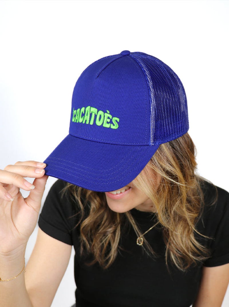 Casquette Capoeira Brasilia Cacatoès Bleu Vert Bleu - Kiabi