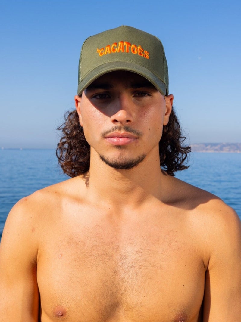 Casquette Capoeira Brasilia Cacatoès Kaki - Kiabi