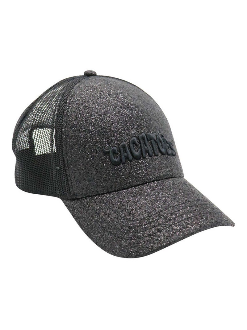 Casquette Capoeira Glitter Cacatoès Noir - Kiabi