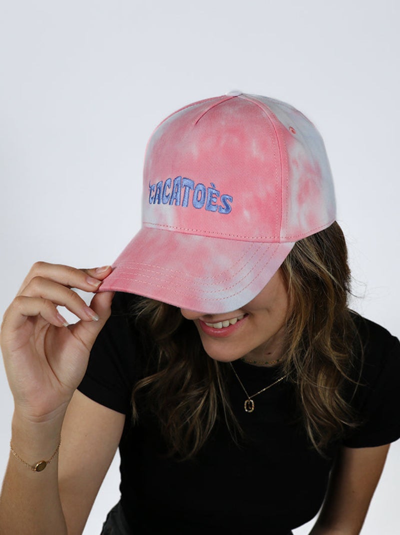 Casquette Capoeira Tie & Dye Cacatoès Rose - Kiabi