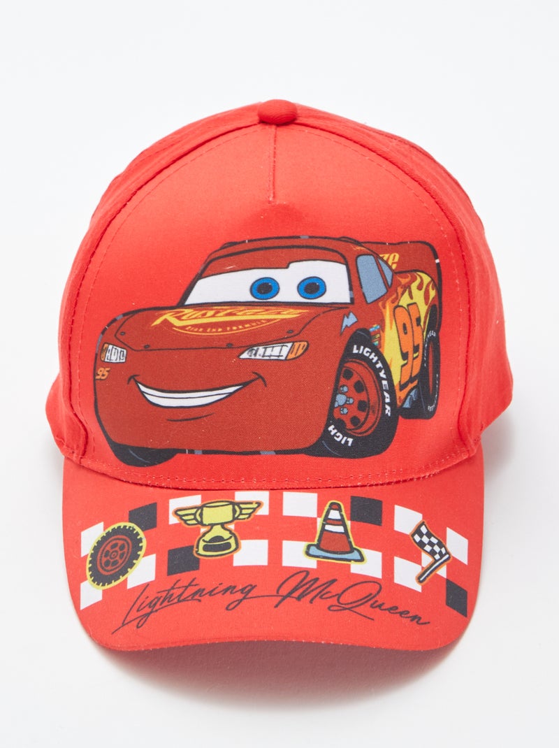 Casquette ‘Cars' 'Pixar' ajustable par scratch Rouge - Kiabi