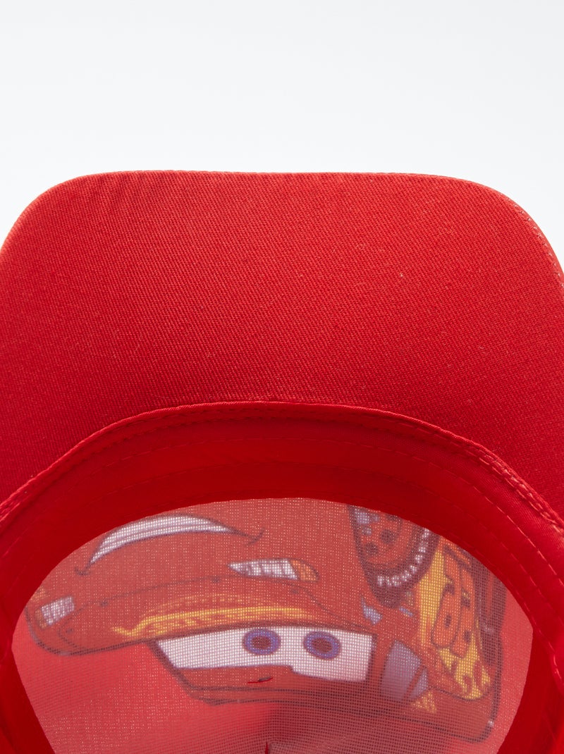 Casquette ‘Cars' 'Pixar' ajustable par scratch Rouge - Kiabi
