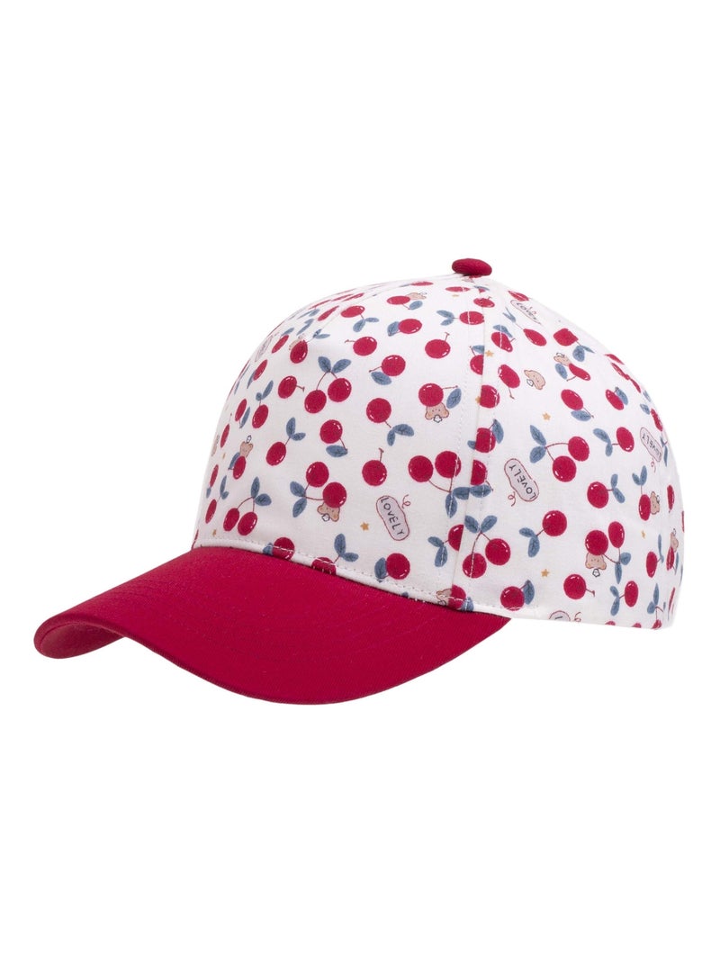 Casquette casuqette imprimée Blanc Rouge - Kiabi