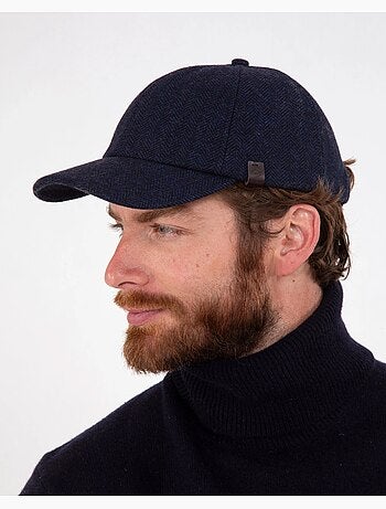 Casquette chaude, doublée en tissu homme