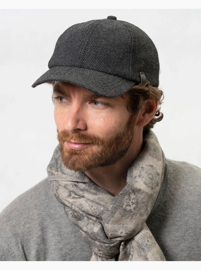 Casquette chaude, doublée en tissu homme Isotoner Gris Noir - Kiabi