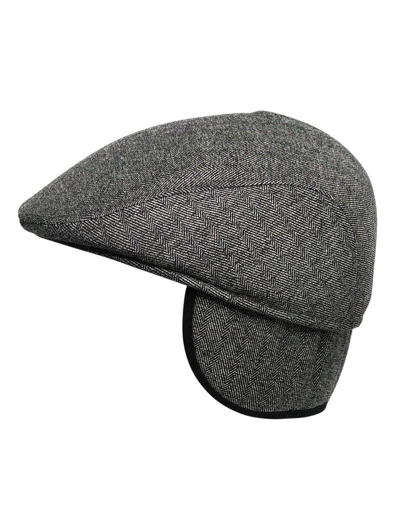 Casquette chinée cache-oreilles HARU Gris - Kiabi