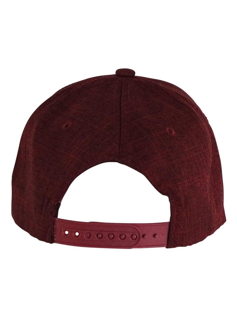 Casquette chinée NY Fashion Baseball Bordeaux - Kiabi