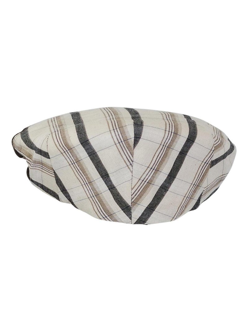 Casquette coton patchwork Marron - Kiabi