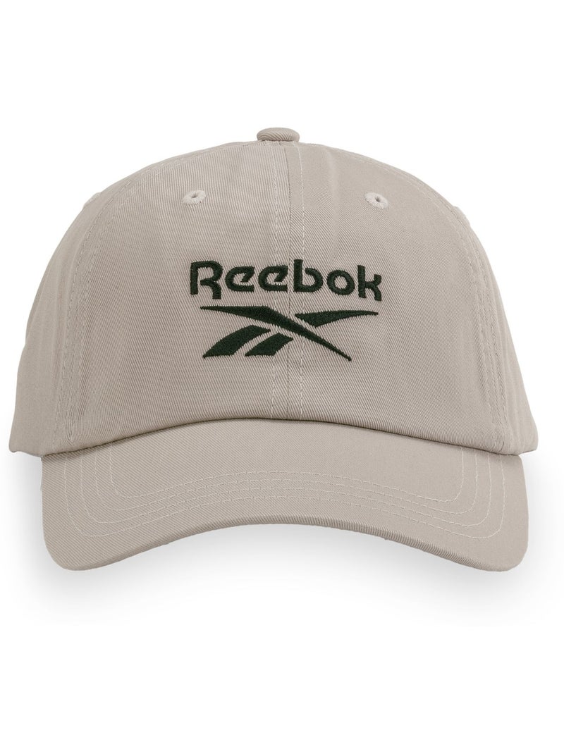 Casquette Dad cap en coton avec broderie sur le devant Logo Cap Reebok Beige - Kiabi