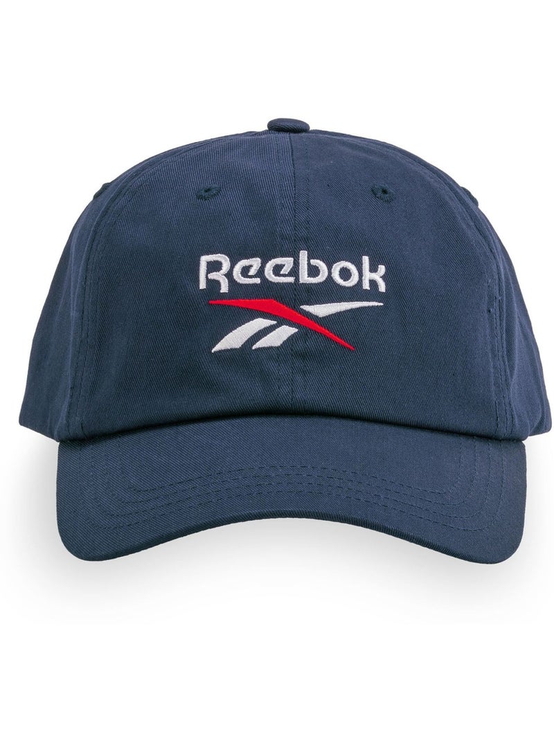 Casquette Dad cap en coton avec broderie sur le devant Logo Cap Reebok Bleu - Kiabi