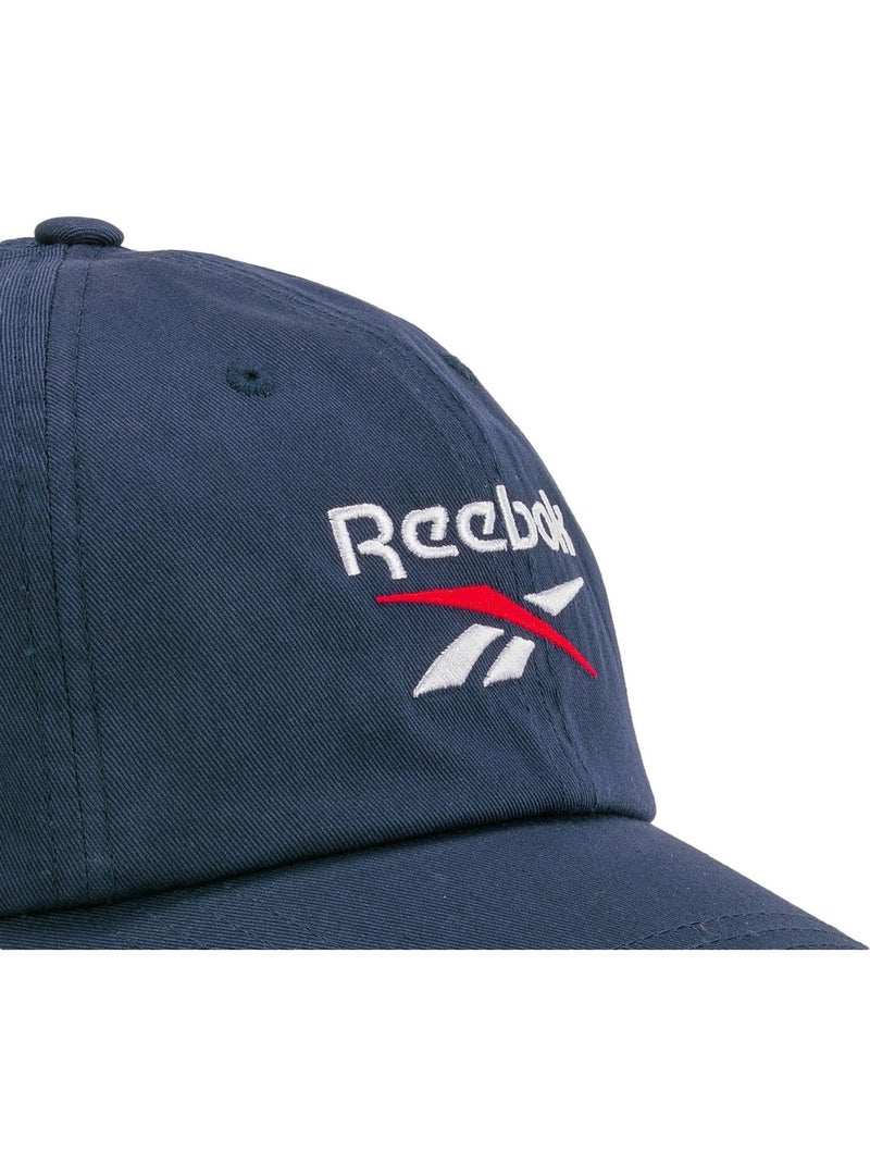 Casquette Dad cap en coton avec broderie sur le devant Logo Cap Reebok Bleu - Kiabi