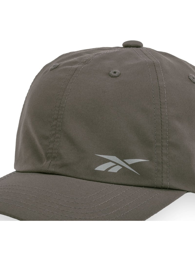 Casquette Dad cap  en polyester avec print sur le côté Flow Cap Reebok Vert kaki - Kiabi