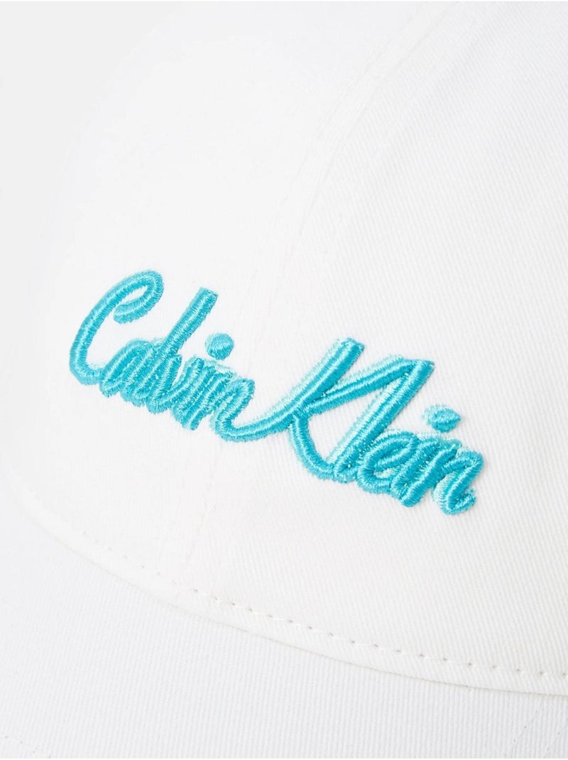 Casquette de baseball motif/style logo brodé - calvin klein Blanc - Kiabi
