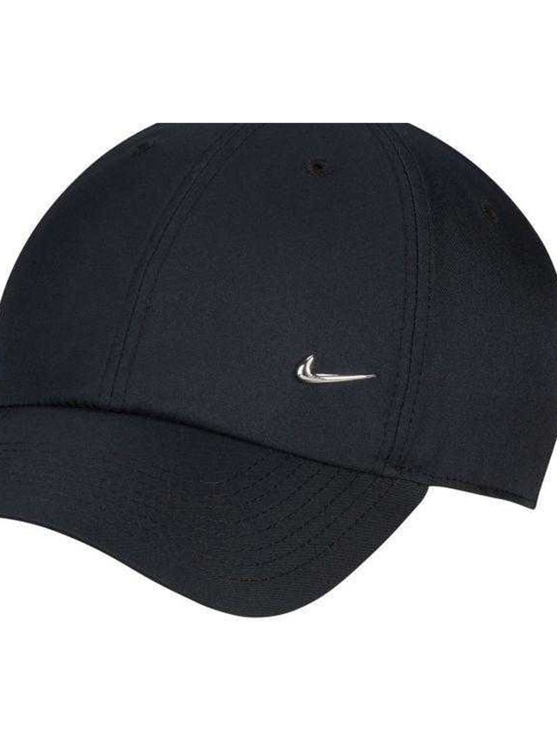 Casquette de baseball motif/style swoosh métallique club - nike Noir - Kiabi