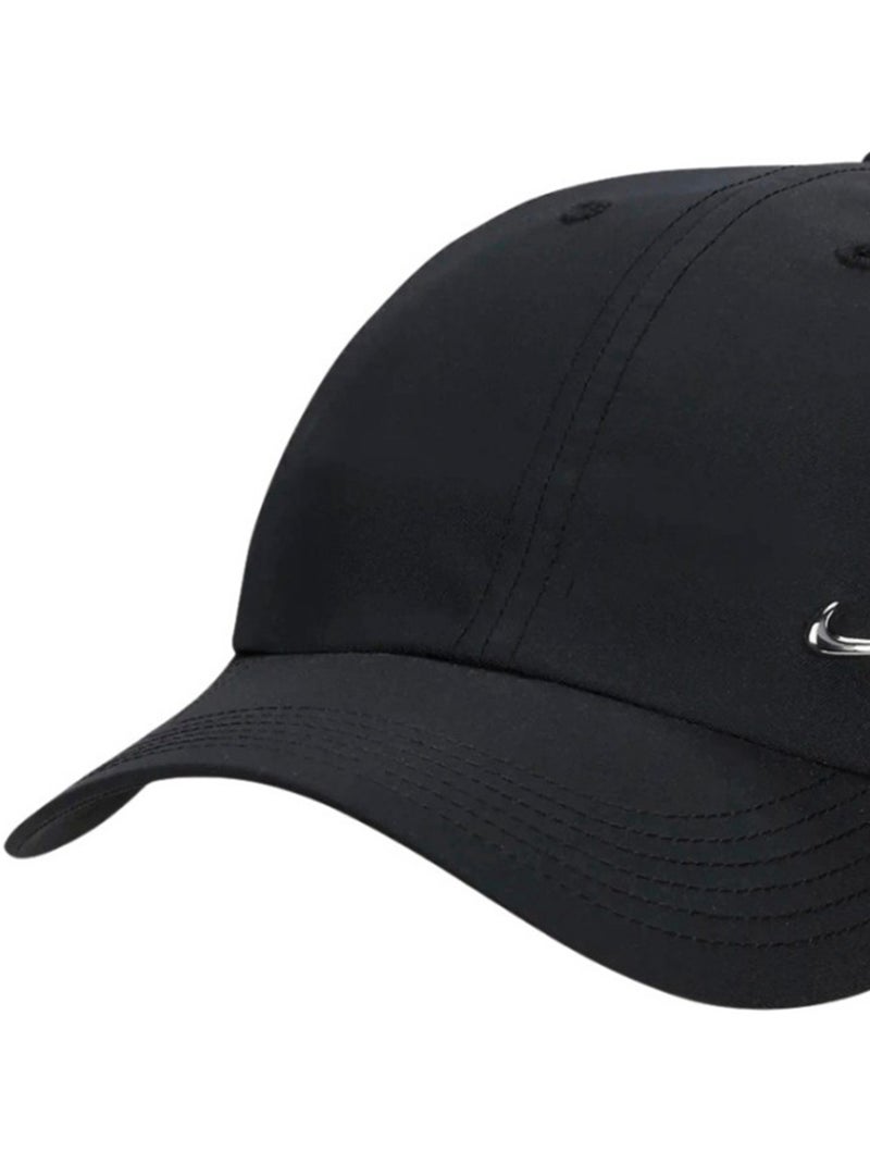 Casquette de baseball motif/style swoosh métallique df club - nike Noir - Kiabi