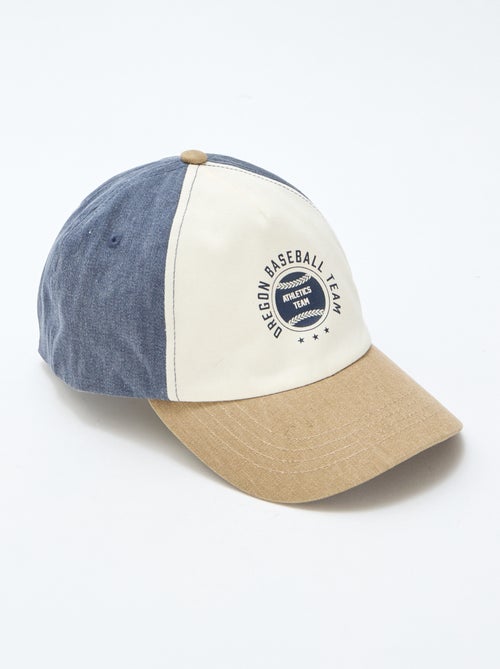 Casquette de baseball tricolore - Kiabi