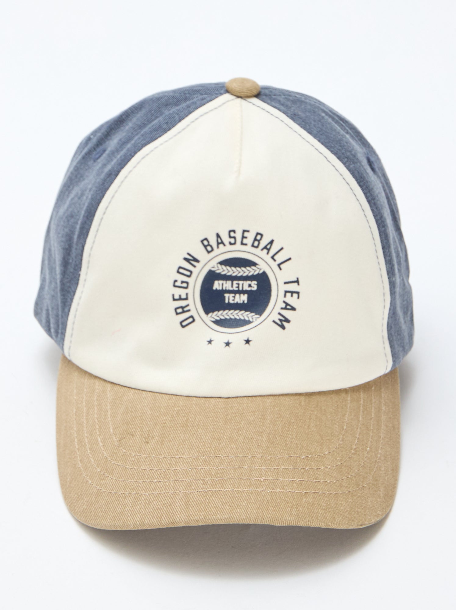 Casquette baseball bleu délavé ajustable