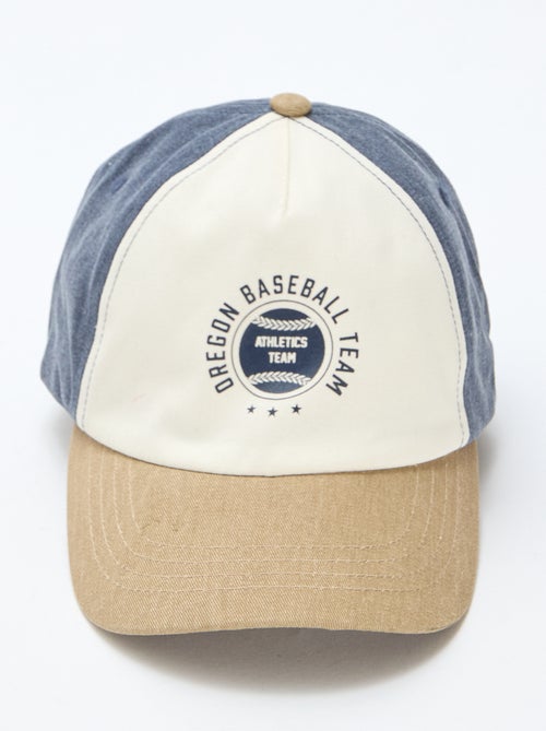 Casquette de baseball tricolore - Kiabi