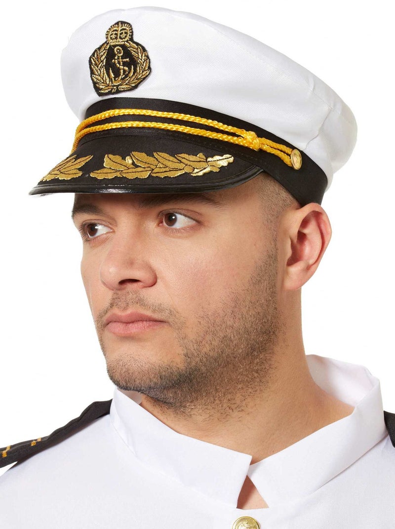 Casquette de capitaine blanc - Kiabi
