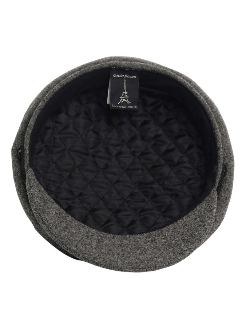 Casquette de marin laine Gris - Kiabi
