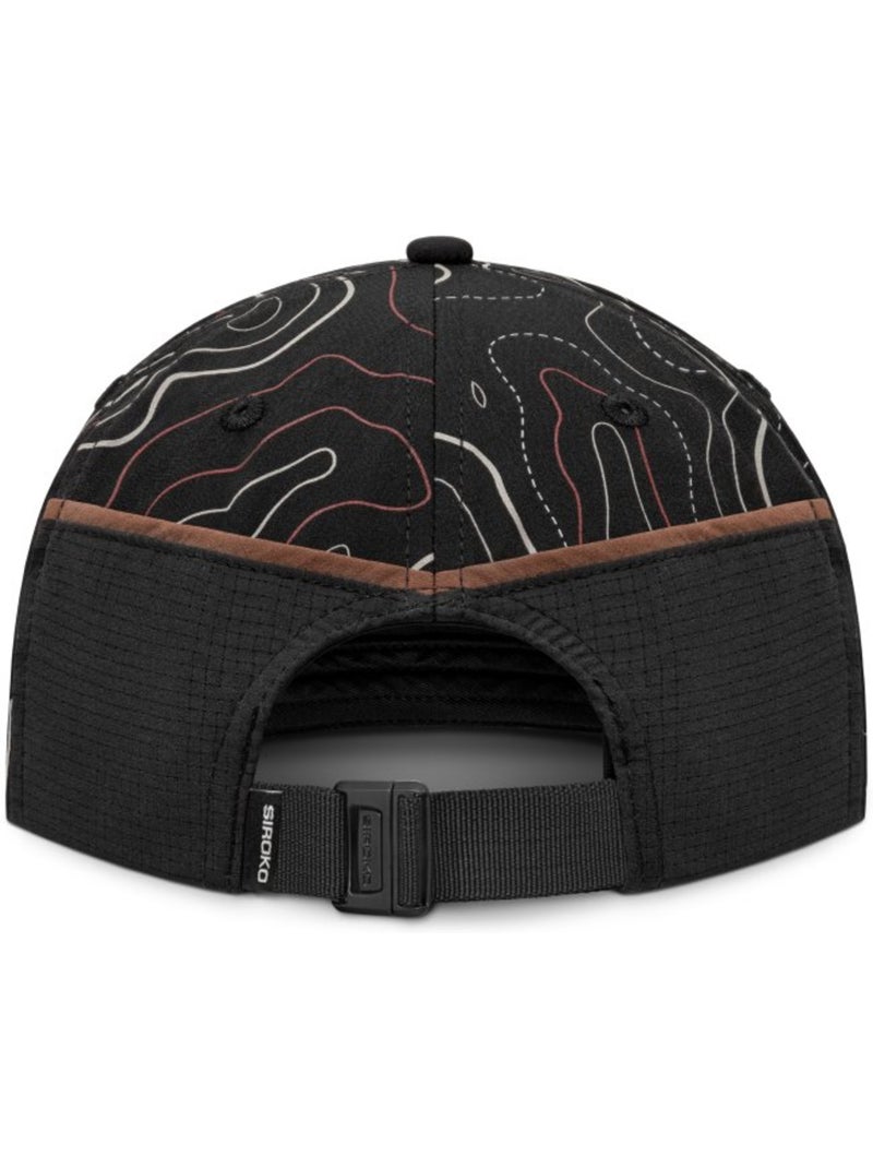 Casquette de randonnée avec poches homme et femme whitney 5 panel Noir - Kiabi