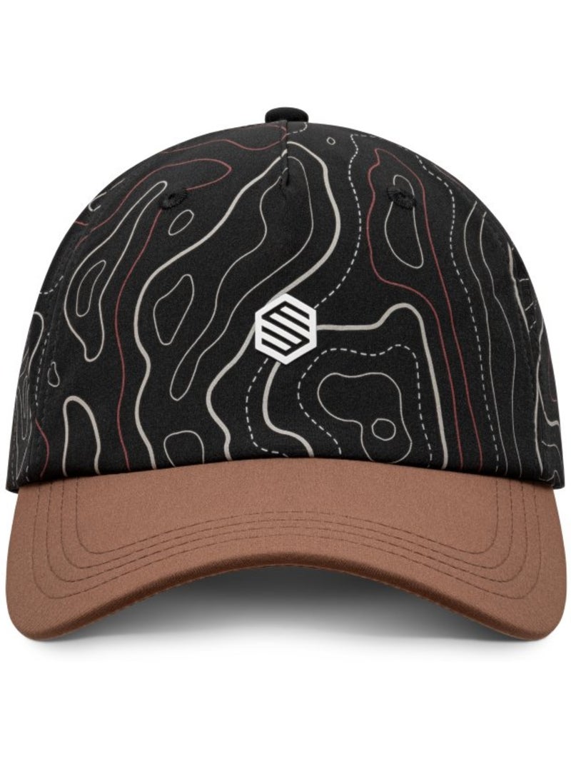 Casquette de randonnée avec poches homme et femme whitney 5 panel Noir - Kiabi