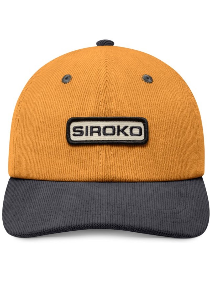 Casquette de randonnée en velours côtelé homme et femme wapta mustard Jaune - Kiabi