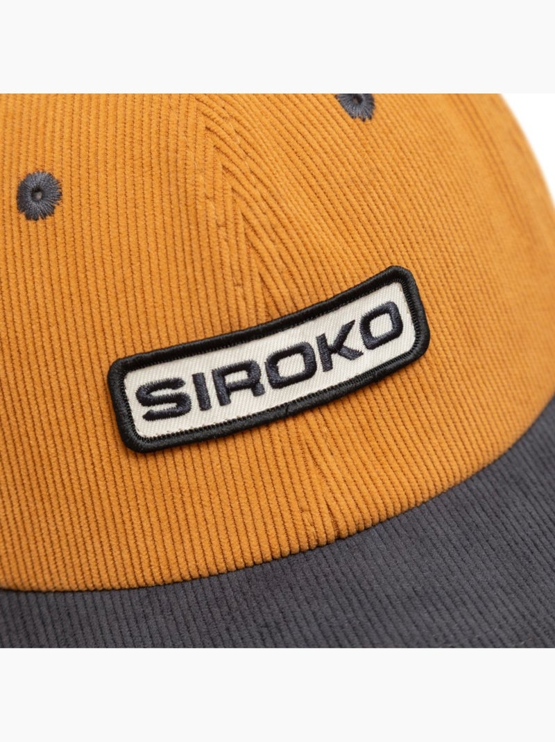 Casquette de randonnée en velours côtelé homme et femme wapta mustard Jaune - Kiabi