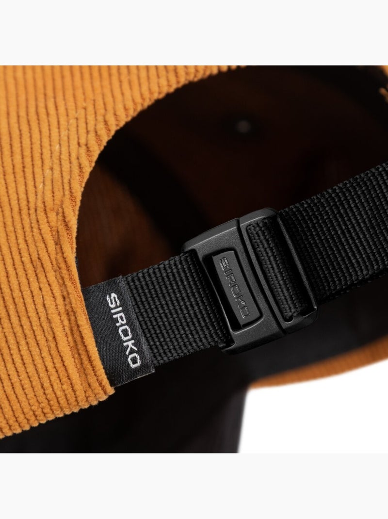Casquette de randonnée en velours côtelé homme et femme wapta mustard Jaune - Kiabi