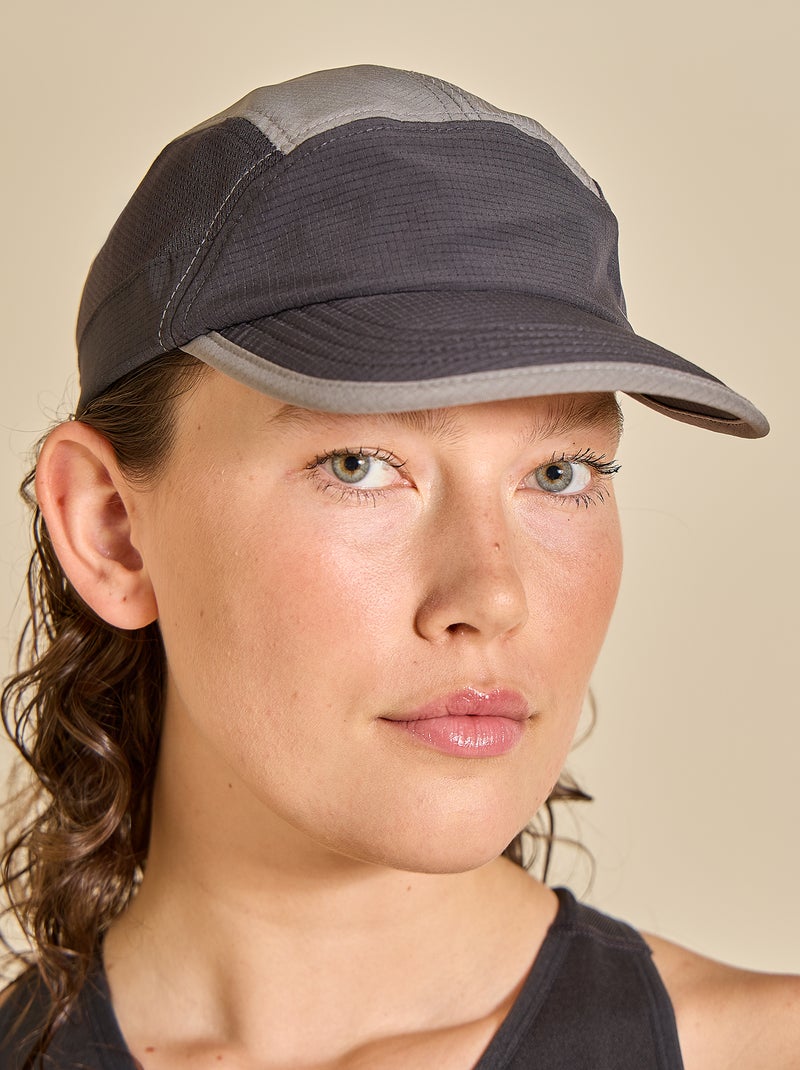 Casquette de running avec visière souple - (ekstract) Noir - Kiabi